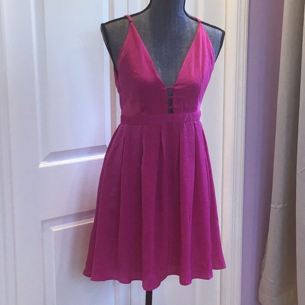 Magenta free people Dress